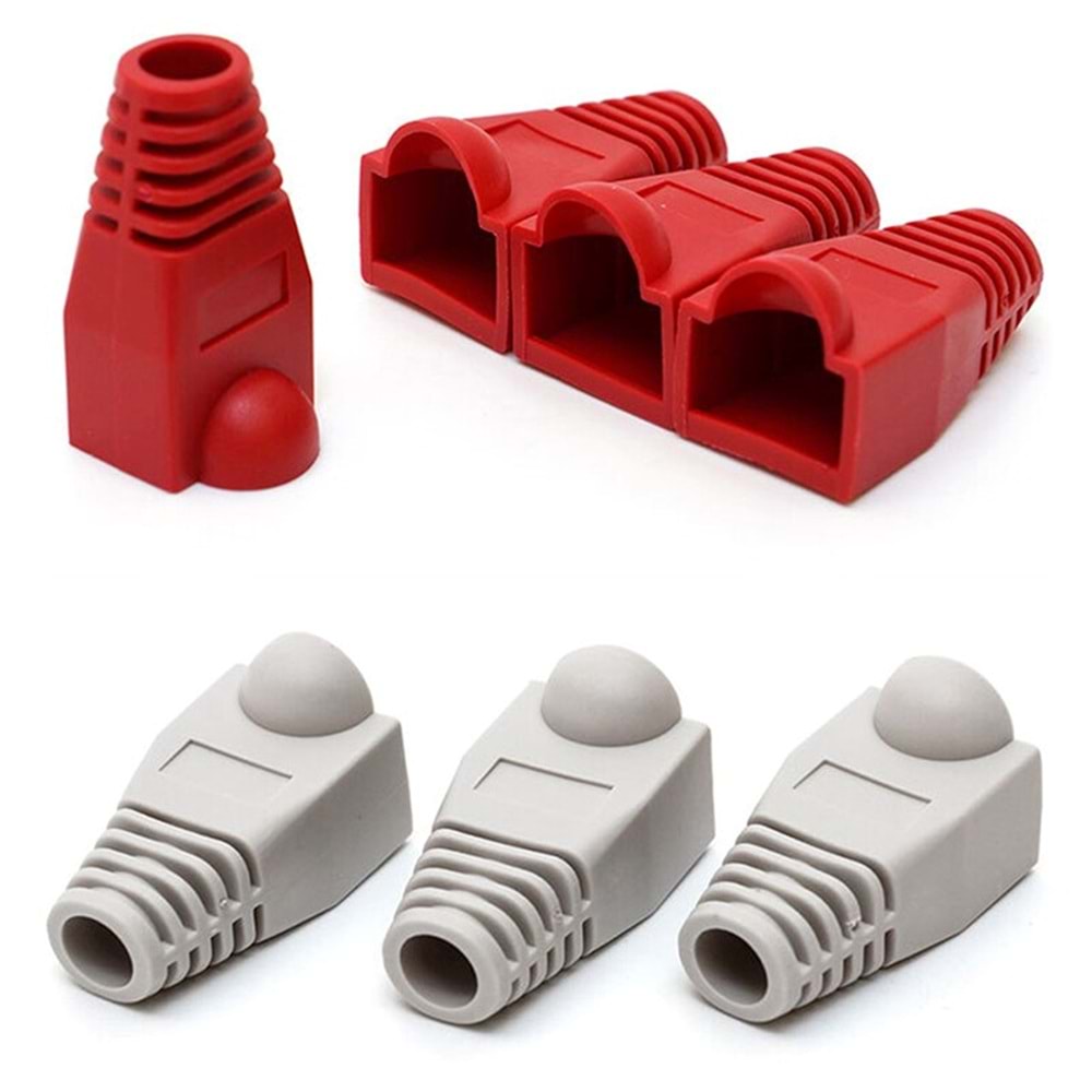 UPTECH MP110-K 8P/8C RJ45 PLASTİK BOOT-KIRMIZI