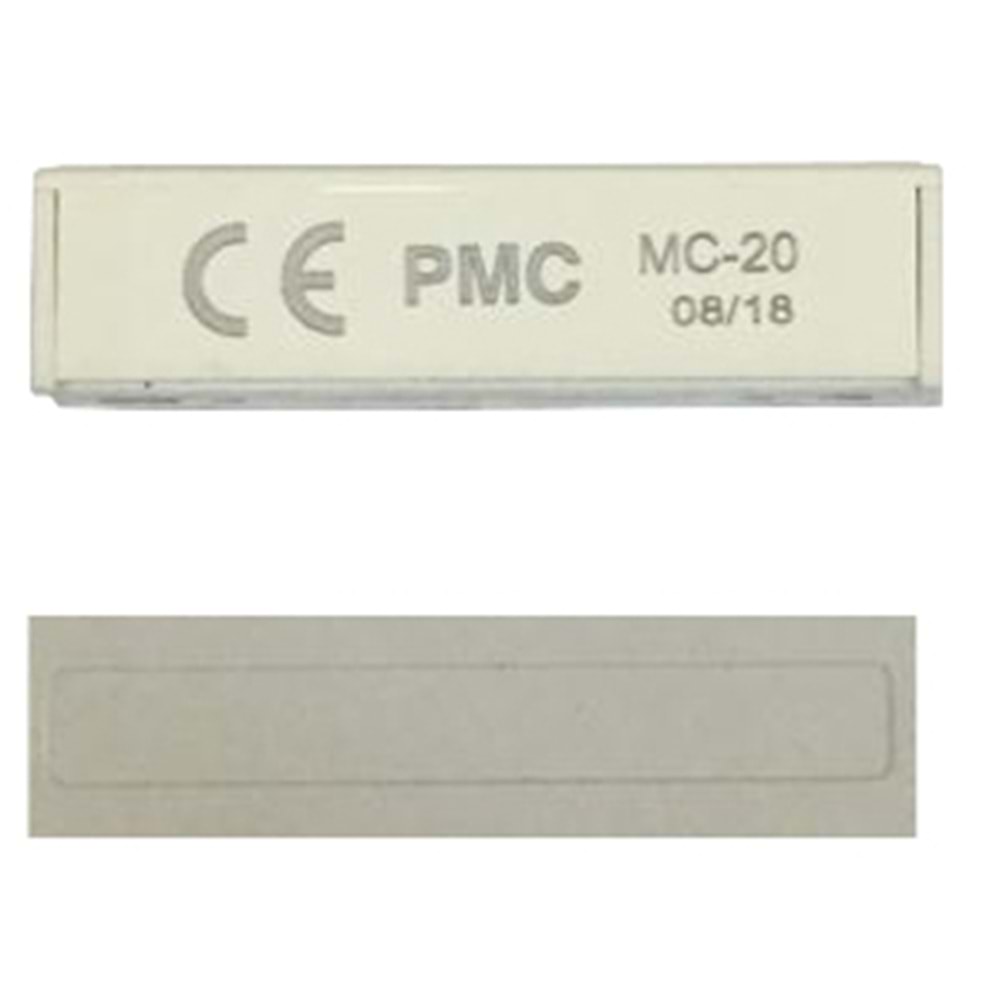 MC-20 W PMC STANDART TİP MANYETİK KONTAK(BEYAZ,KLEMENSLİ)