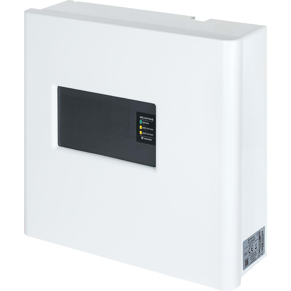 $ TEKNİM TPU-9245P HARİCİ GÜÇ KAYNAĞI 24 VOLT 5 AMPER EN-54, PLASTİK KASA, (AKÜ HARİÇ)