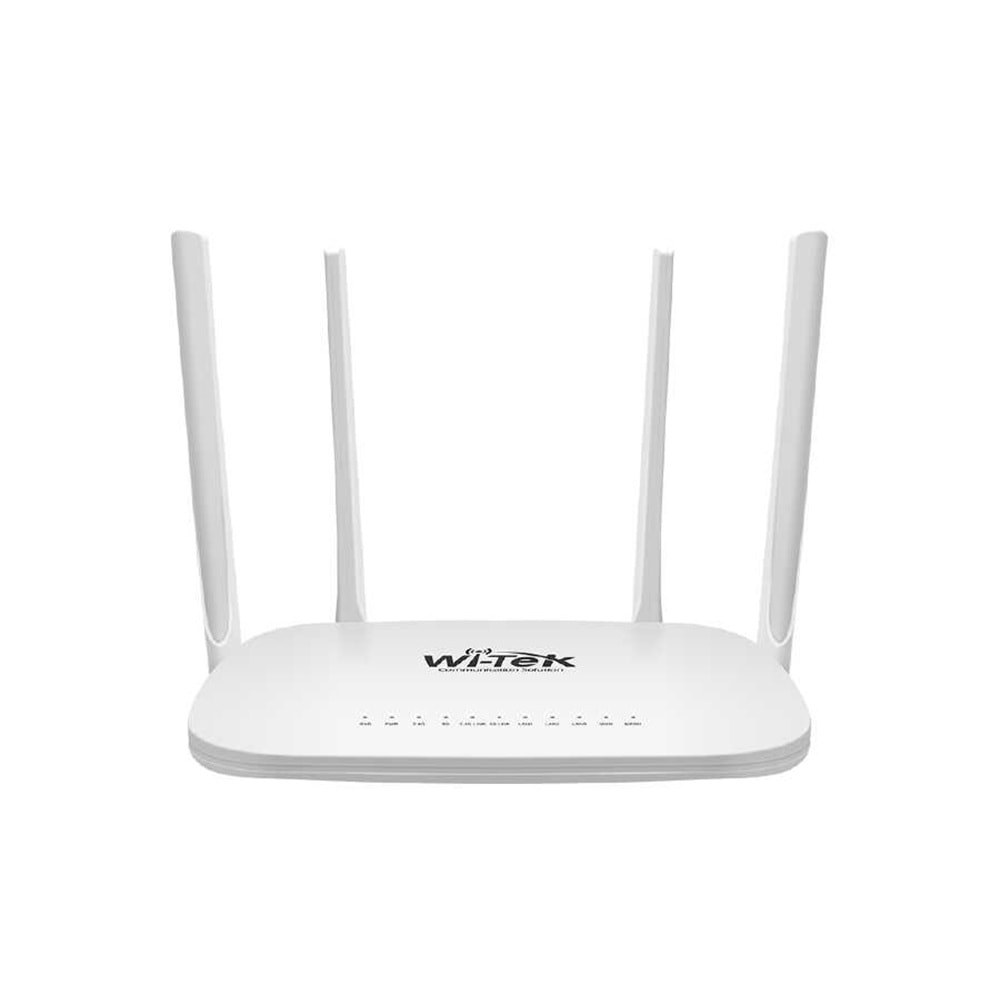 WI-TEK WI-R3 AC1200 Mbps 4*10/100 Port Wi-Fi PoE Switch