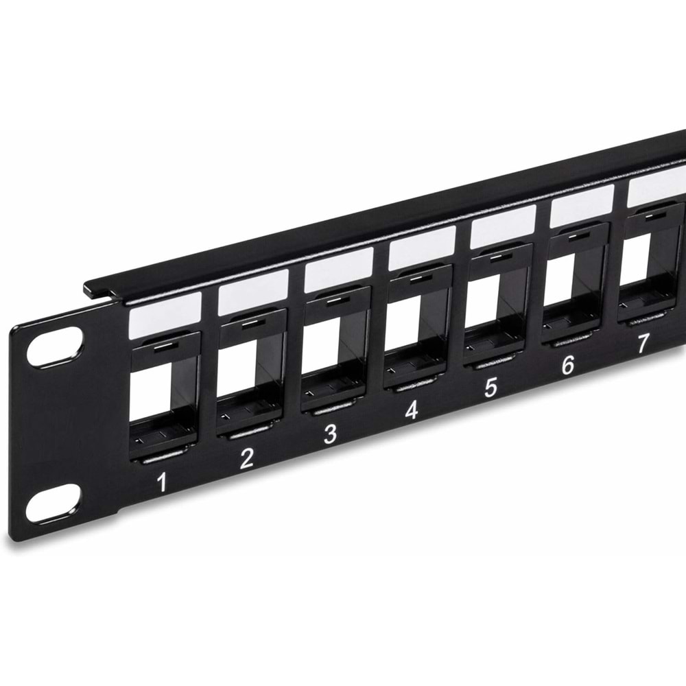 FO-SP-3030-24PC6 1U 24 PORT KEYSTONE JACK UTP PATCH PANEL - SOFT
