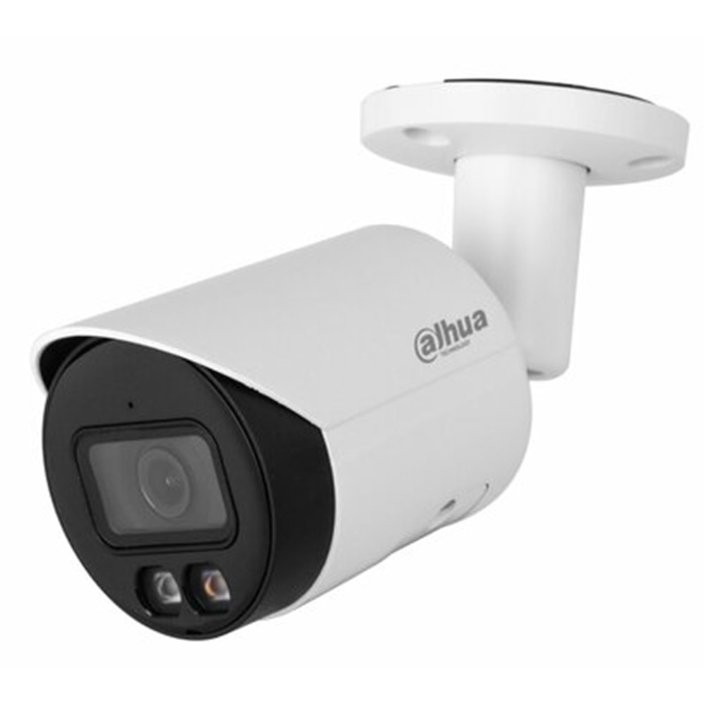 DAHUA IPC-HFW2449S-S-IL-0280B 4 MP Full Color Bullet IP Kamera (Dahili Ses)