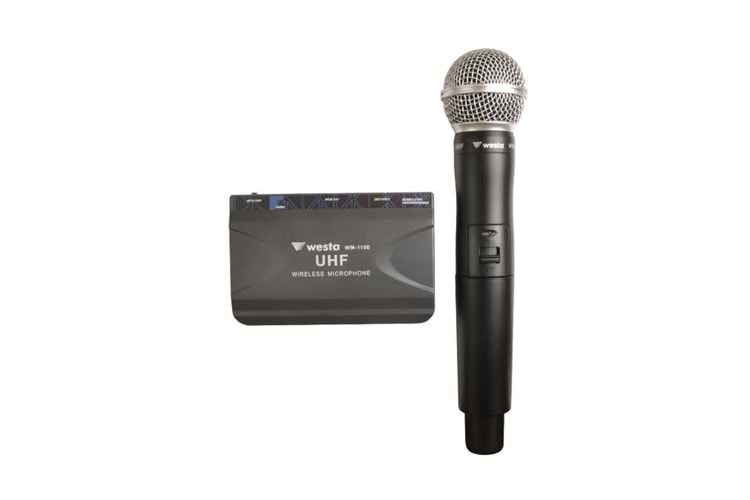 WESTA WM-110E UHF TELSİZ ES-330 İçin El Mikrofonu